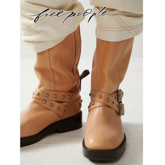 SOLD // Free People Janey Engineer Boots NIB - Picture 5 of 8